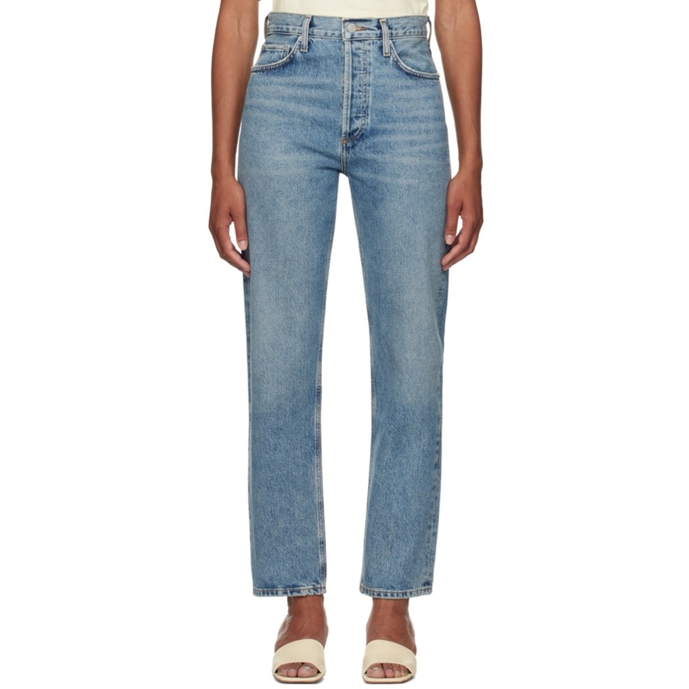 Agolde Women's Straight Leg Jeans - Light Blue